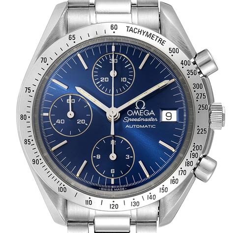 omega speedmaster professional blue dial